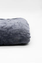 Grey Heated Electric Fleece Throw Blanket 10 Heat Settings 160cm