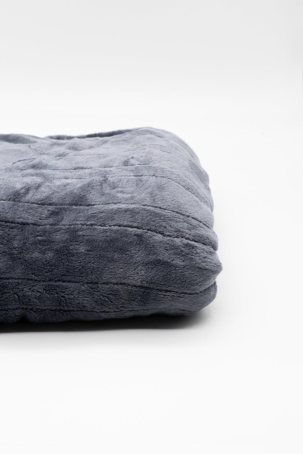 Grey Heated Electric Fleece Throw Blanket 10 Heat Settings 160cm