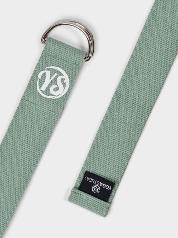 GOTS Organic Cotton D-Ring 2.5m Yoga Belt Strap