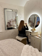 Round Wall Mounted LED Mirror 80cm