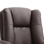 Office Chair, Computer Desk Chair, Mid Back Executive Chair with Adjustable Height and Swivel Rolling Wheels for Home Study, Brown
