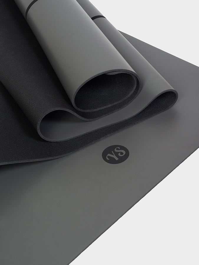 The Grip Alignment Yoga Mat 4mm Charcoal