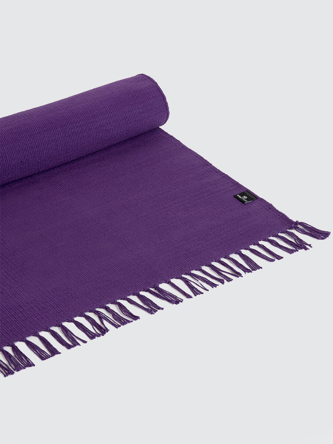 Yoga Studio GOTS Organic Cotton Yoga Mat Purple