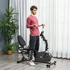 Exercise Training Stationary Cycling Bike w/ LCD Monitor & Pad Holder