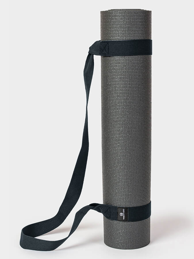 Yoga Studio Organic Cotton Yoga Mat Strap Carrier Graphite Grey