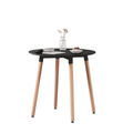 Round Dining Table Black