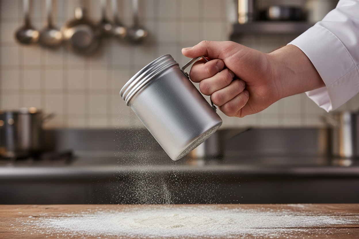 Aluminium 10oz Shaker / Dredge with Handle