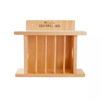 Wooden Bird and Squirrel Feeder Hanging Wildlife Feeding Station