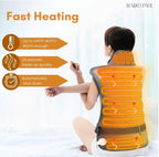 Electric Heated Body Pad Large Back Neck and Shoulder Heat Wrap