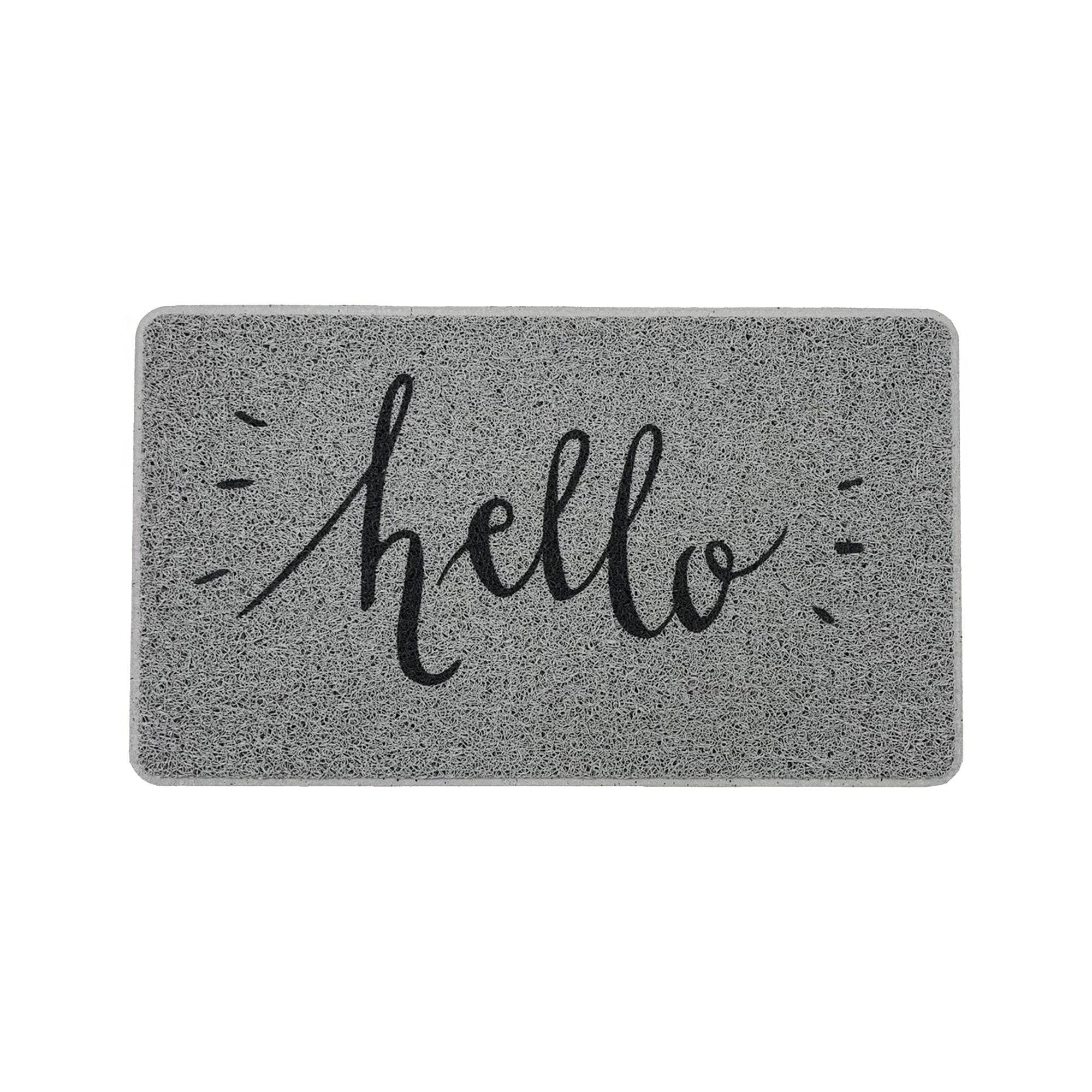 Hello Print PVC Spaghetti Looper Doormat 75x44cm