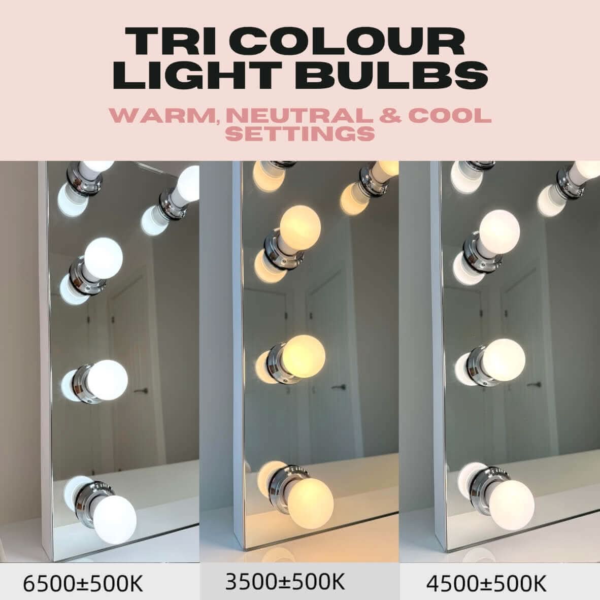 Vanity Face LED Mirror 80x60cm