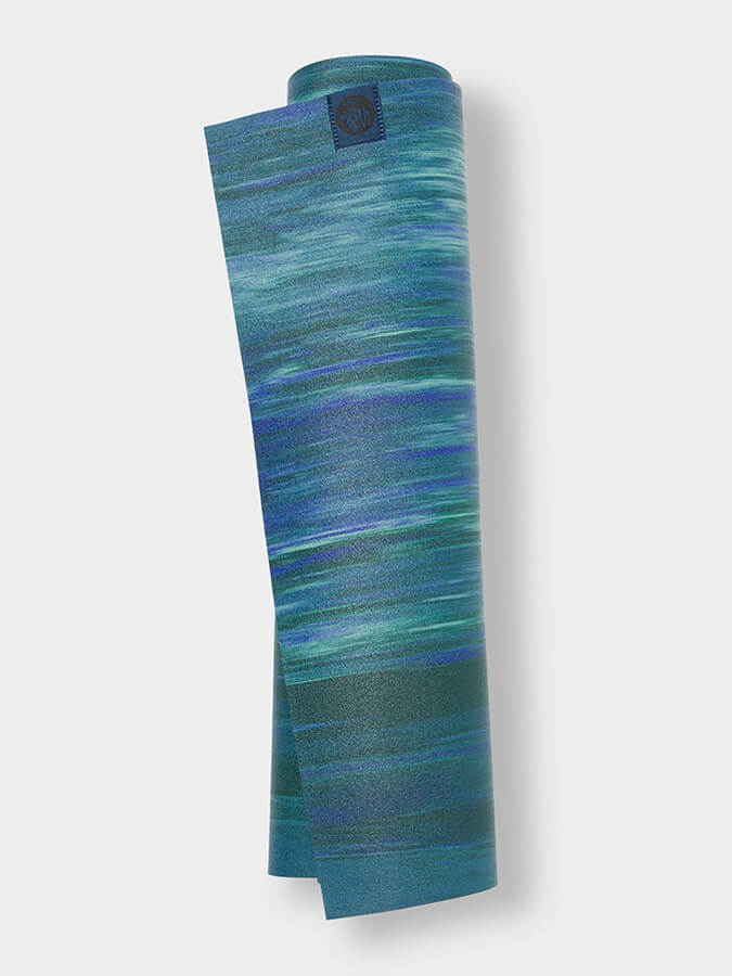 Manduka eKO SuperLite Travel Yoga Mat 1.5mm Blue Toad Marbled Standard 71" (180cm)
