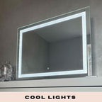 Crystal Vanity Face LED Mirror 80x60cm