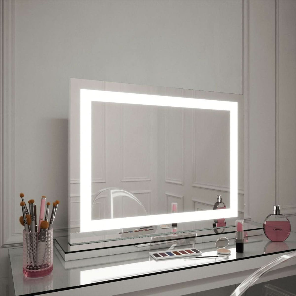 Crystal Vanity Face LED Mirror 80x60cm