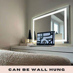 Crystal Vanity Face LED Mirror 80x60cm
