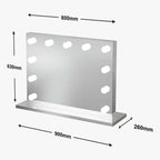 Bluetooth Vanity LED Mirror 80x60cm