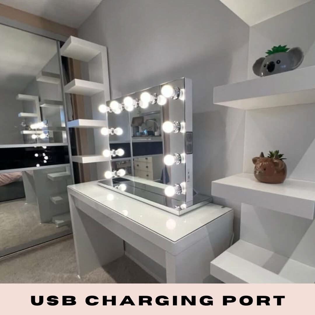 Bluetooth Vanity LED Mirror 80x60cm