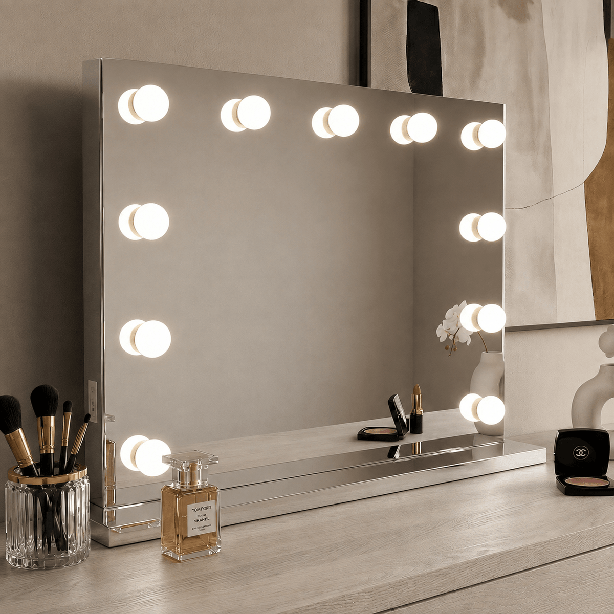 Bluetooth Vanity LED Mirror 80x60cm