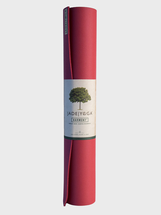 Jade Yoga Harmony 68" Inch Yoga Mat 5mm Raspberry