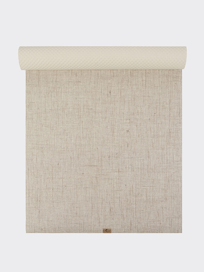 ecoYoga Standard Jute Yoga Mat - 4mm Colourfree