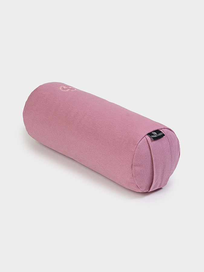 Yoga Studio Organic Buckwheat Mini Bolster Dusty Pink