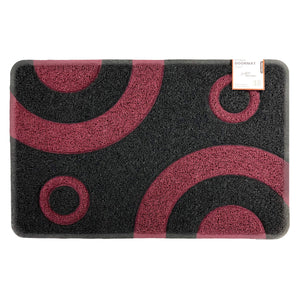 Black with Purple Circles