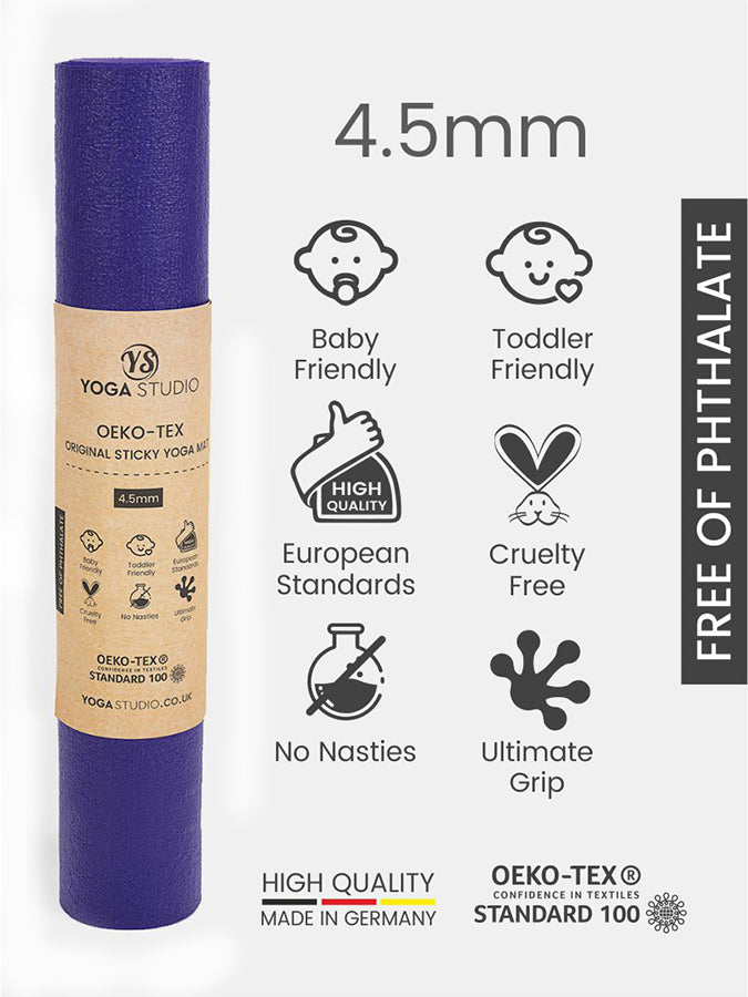 Oeko-Tex Sticky Yoga Mat 4.5mm
