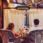 2000W Patio Electric Hanging Ceiling Heater Halogen Remote Aluminium