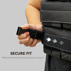 30KG Adjustable Weighted Vest with 30 Metal Weights, Running Weight Vest