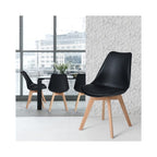 Halo Round Dining Table Set with 4 Chairs