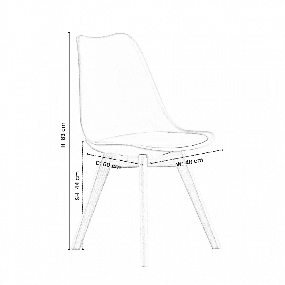 Halo Round Dining Table Set with 4 Chairs