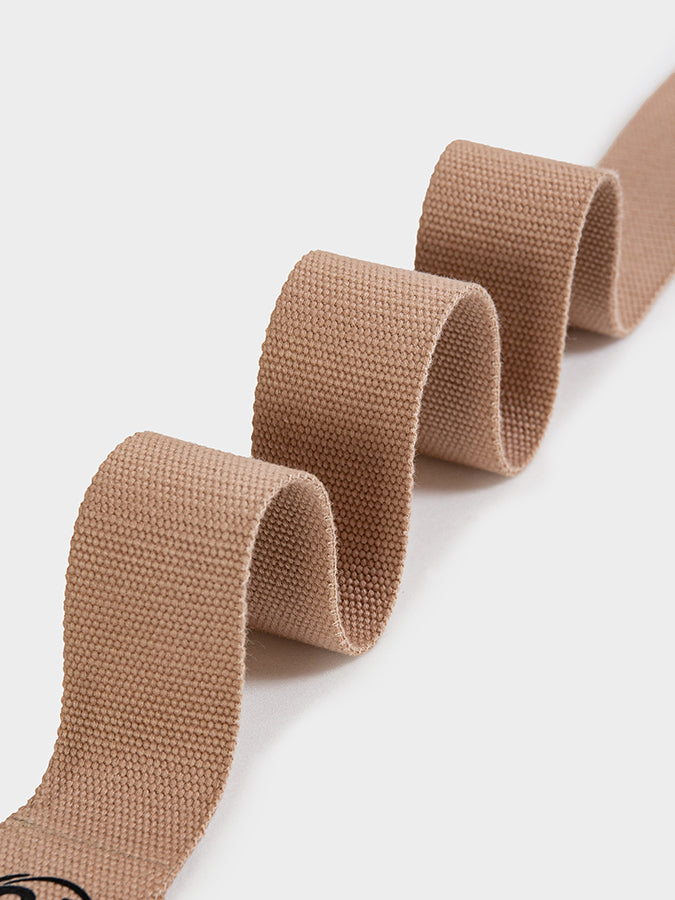 GOTS Organic Cotton D-Ring 2.5m Yoga Belt Strap