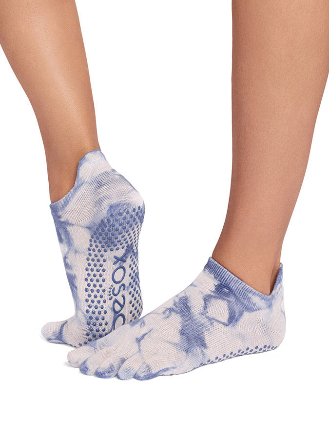 ToeSox Low Rise Full Toe Women's Yoga Grip Socks