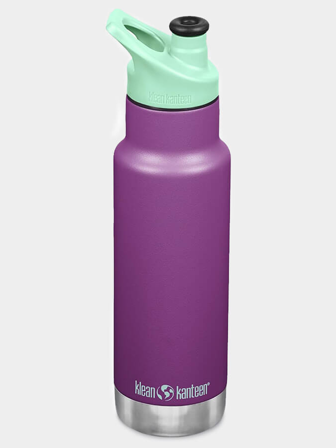 Klean Kanteen Kid Insulated Classic Sport Cap 12oz (355ml) Sparkling Grape