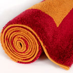Joli Geometric Red & Orange Rug
