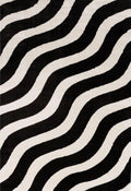 Joli Wave Black & White Rug