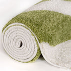 Joli Wave Green & White Rug