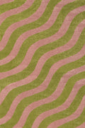 Joli Wave Green & Pink Rug 240X340 cm