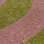 Joli Wave Green & Pink Rug