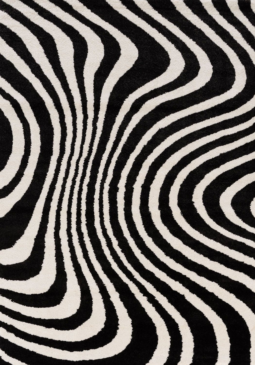 Joli Striped Black & White Rug 240X340 cm