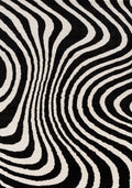 Joli Striped Black & White Rug 240X340 cm