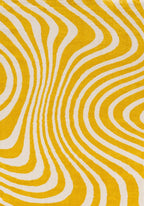 Joli Striped Yellow & White Rug 240X340 cm