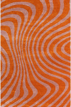 Joli Striped Orange & Pink Rug 240X340 cm