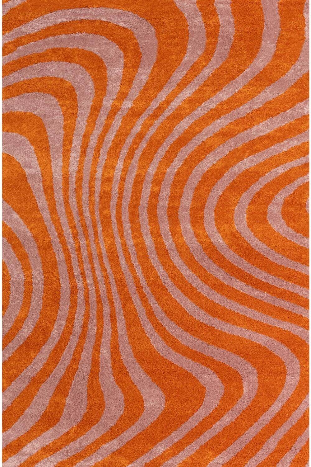 Joli Striped Orange & Pink Rug 240X340 cm
