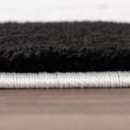 Joli Checkered Black & White Rug