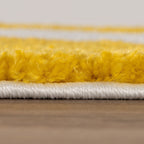 Joli Checkered Yellow & White Rug