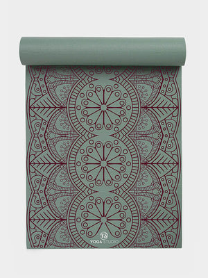 Sage Green Mat - Dew Drop Mandala