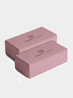 Yoga Studio EVA Yoga Brick Twin Pack Dusty Pink