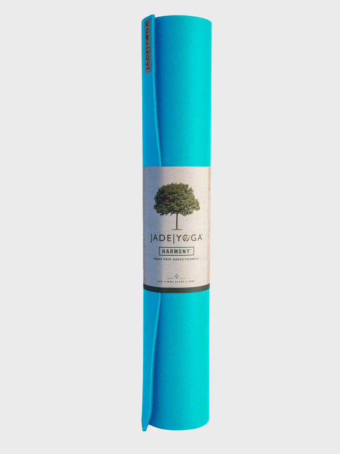Jade Yoga Harmony 68" Inch Yoga Mat 5mm Teal