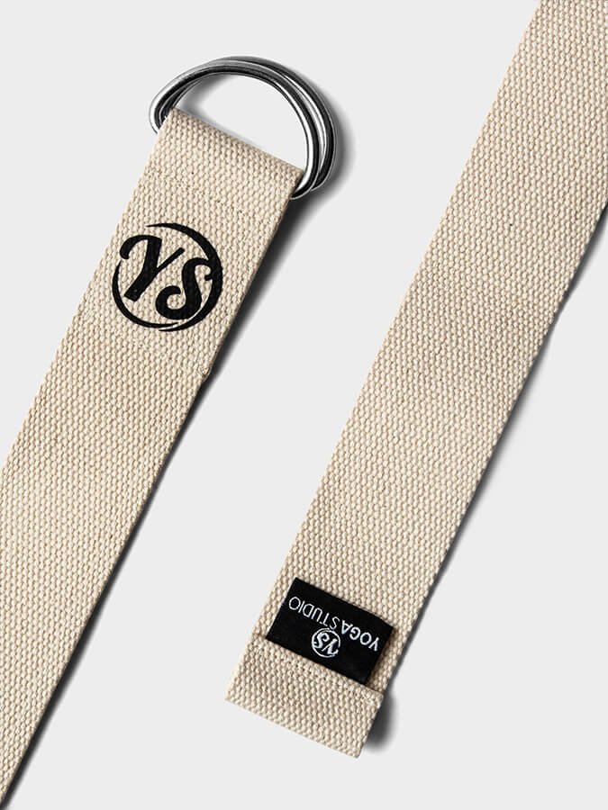 GOTS Organic Cotton D-Ring 2.5m Yoga Belt Strap